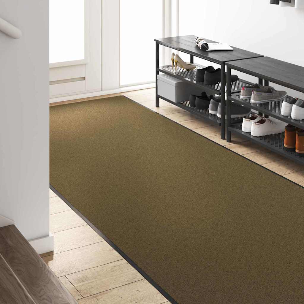 Deurmat Bruin en zwart 120 x 400 cm 100% Polyamide is nu te koop bij PeponiXL, paradijselijk wonen!