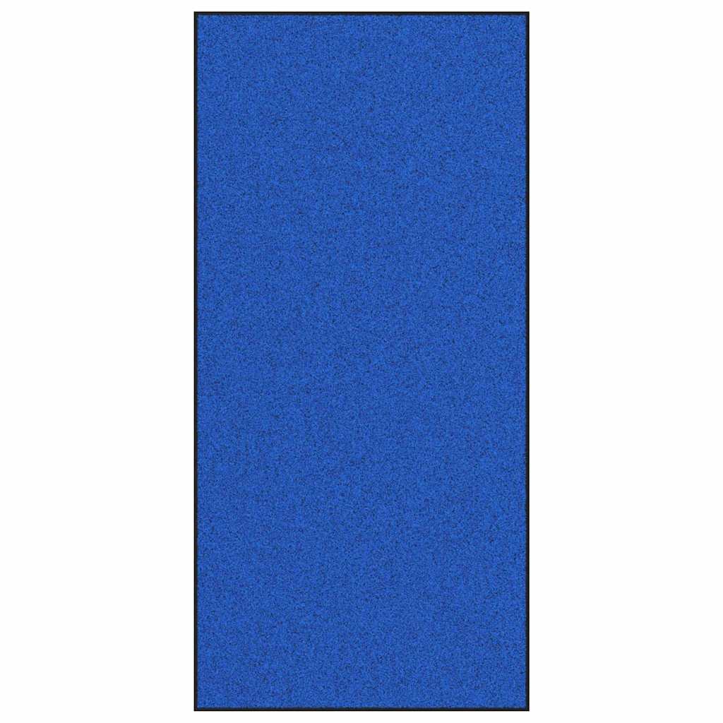 Deurmat Blauw en Zwart 120 x 250 cm 100% Polyamide is nu te koop bij PeponiXL, paradijselijk wonen!