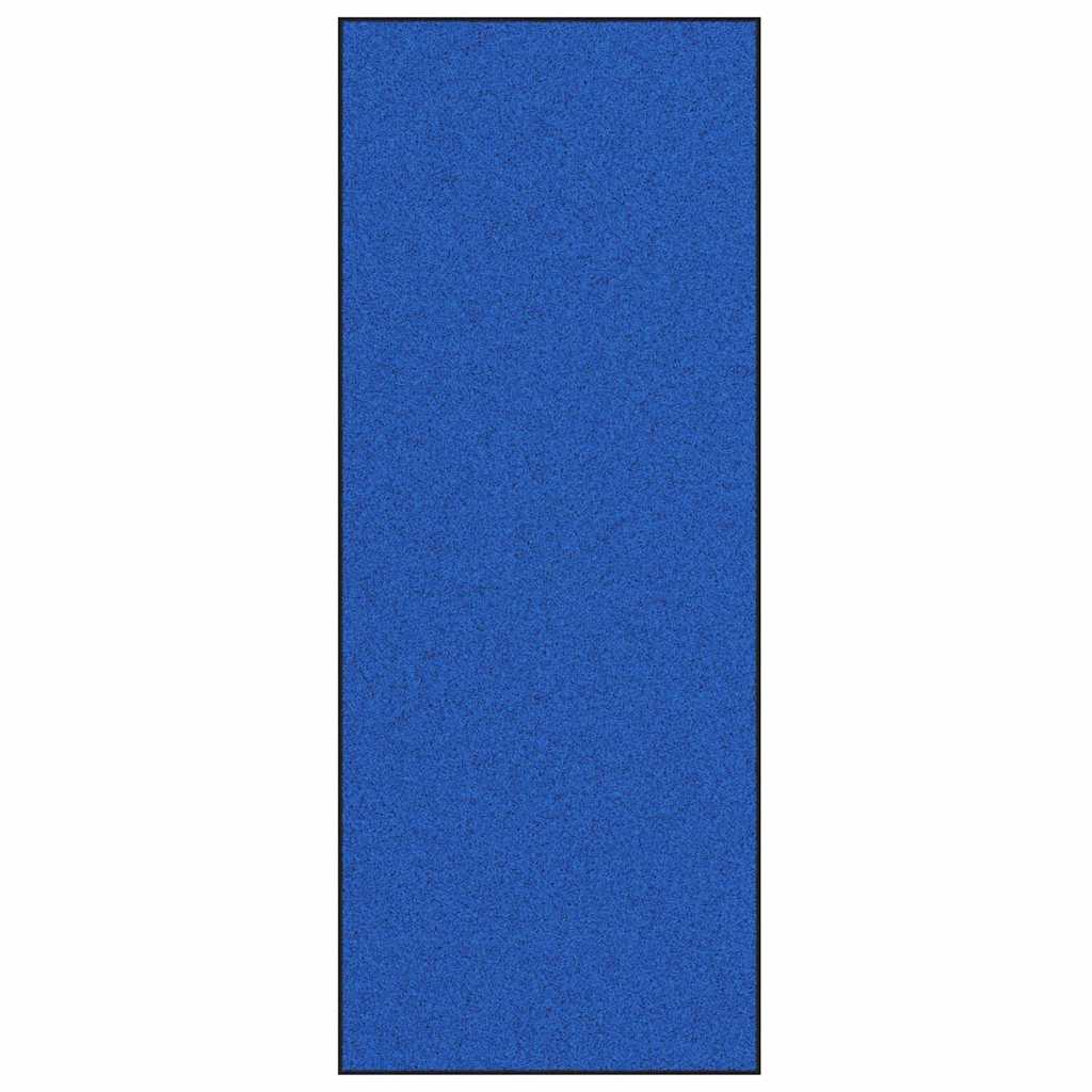 Deurmat Blauw en Zwart 120 x 300 cm 100% Polyamide is nu te koop bij PeponiXL, paradijselijk wonen!
