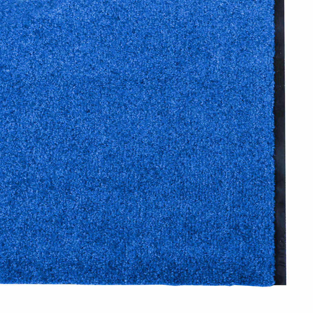 Deurmat Anders Blauw en Zwart 120 x 350 cm Polyamide en PVC is nu te koop bij PeponiXL, paradijselijk wonen!
