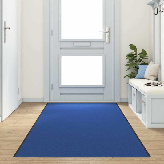 Deurmat Blauw en Zwart 120 x 400 cm 100% Polyamide is nu te koop bij PeponiXL, paradijselijk wonen!