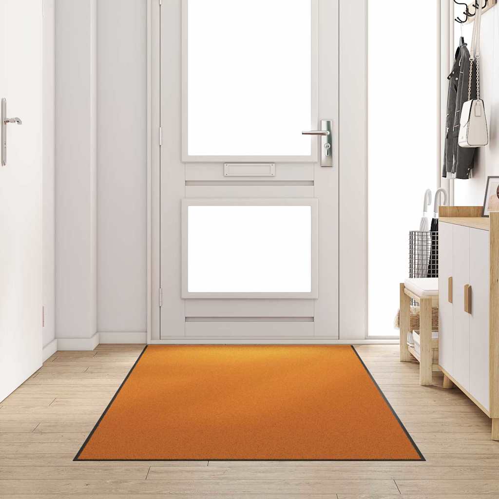 Deurmat Anders Oranje en Zwart 120 x 250 cm Polyamide en PVC is nu te koop bij PeponiXL, paradijselijk wonen!