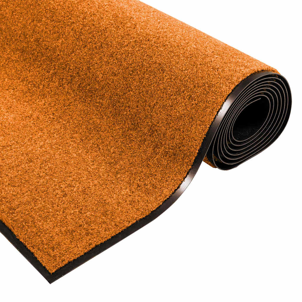 Deurmat Oranje en Zwart 120 x 300 cm 100% Polyamide is nu te koop bij PeponiXL, paradijselijk wonen!