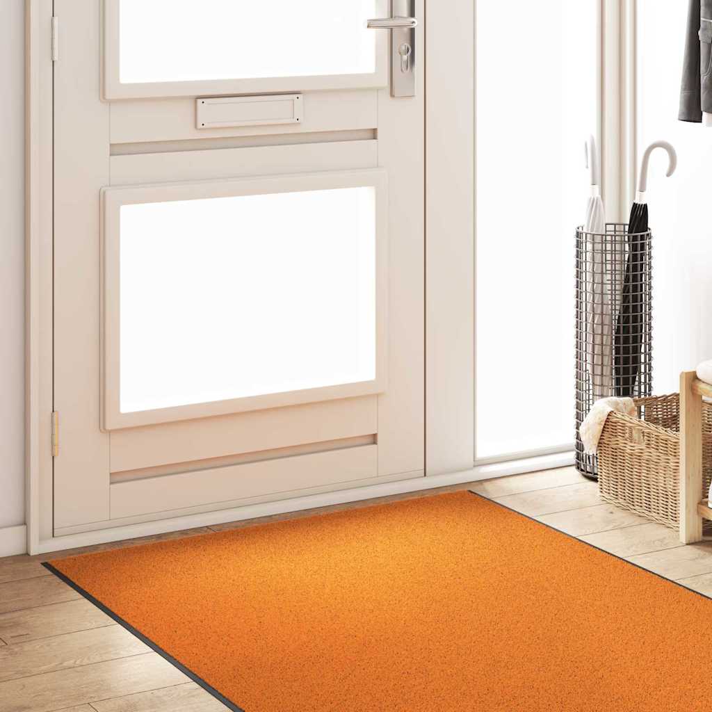 Deurmat Anders Oranje en Zwart 120 x 350 cm Polyamide en PVC is nu te koop bij PeponiXL, paradijselijk wonen!