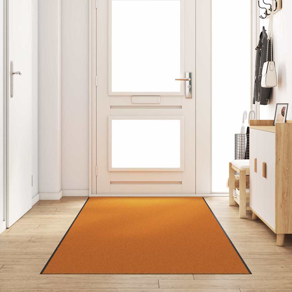 Deurmat Anders Oranje en Zwart 120 x 400 cm Polyamide en PVC is nu te koop bij PeponiXL, paradijselijk wonen!