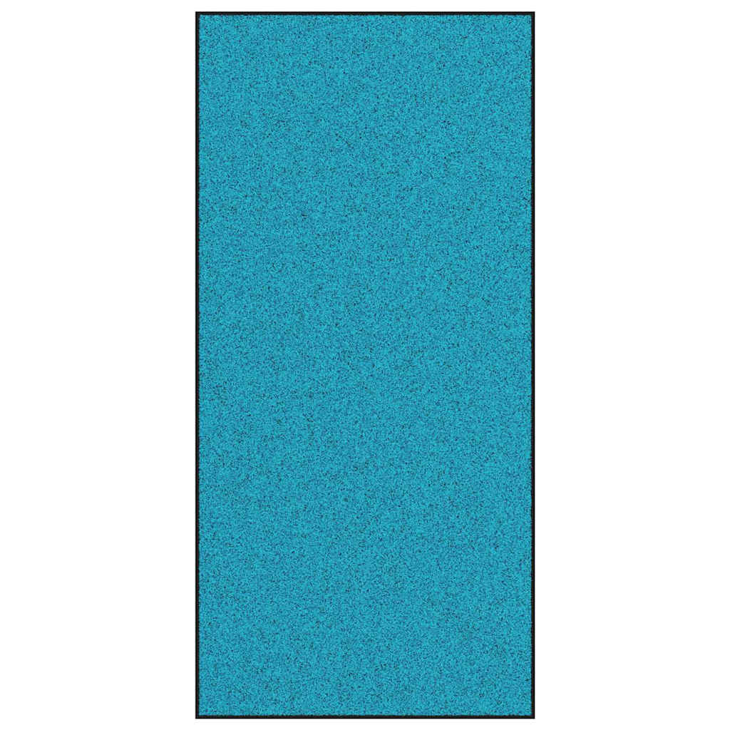 Deurmat Anders Cyaan en Zwart 120 x 250 cm Polyamide en PVC is nu te koop bij PeponiXL, paradijselijk wonen!