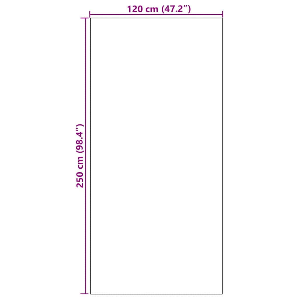 Deurmat Anders Crème en Zwart 120 x 250 cm Polyamide en PVC is nu te koop bij PeponiXL, paradijselijk wonen!