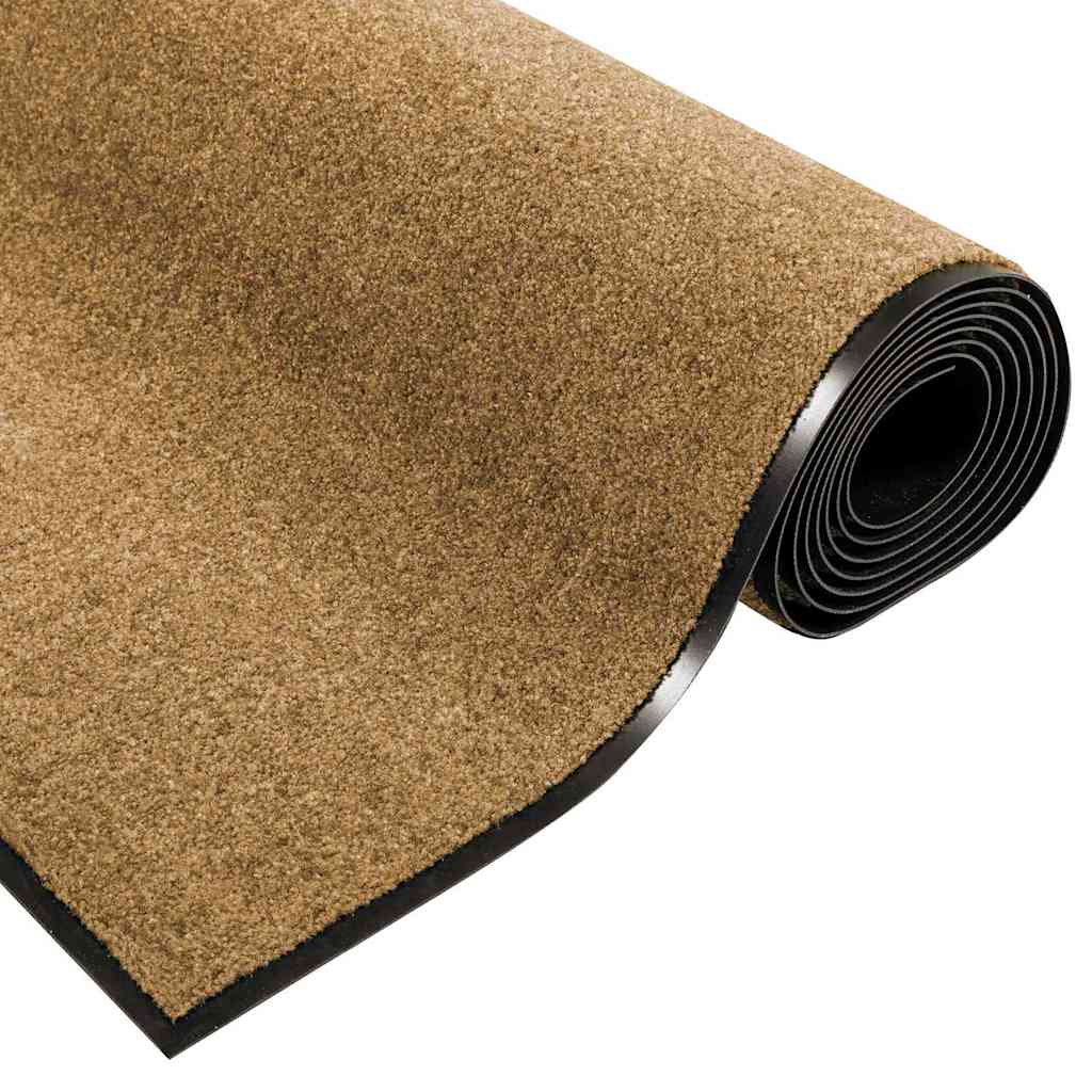Deurmat Anders Crème en Zwart 120 x 300 cm Polyamide en PVC is nu te koop bij PeponiXL, paradijselijk wonen!
