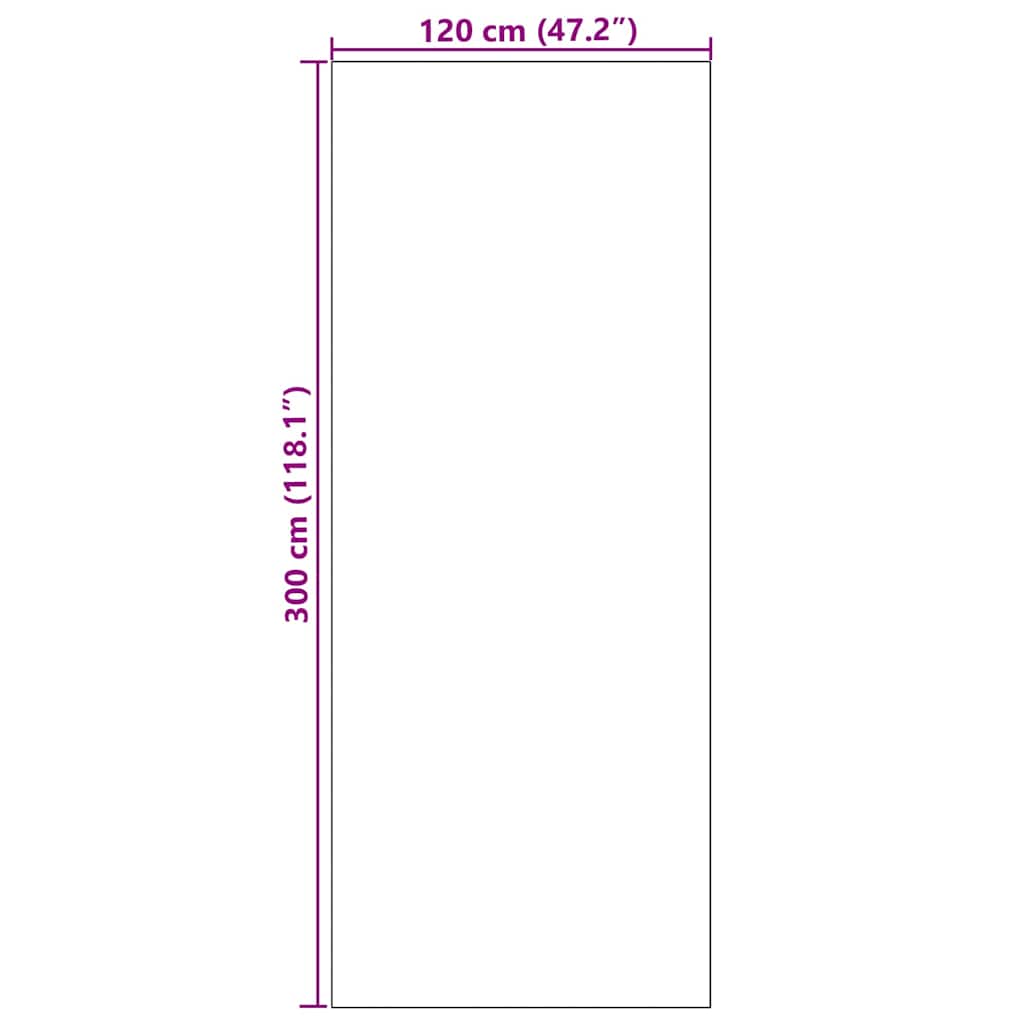 Deurmat Anders Crème en Zwart 120 x 300 cm Polyamide en PVC is nu te koop bij PeponiXL, paradijselijk wonen!