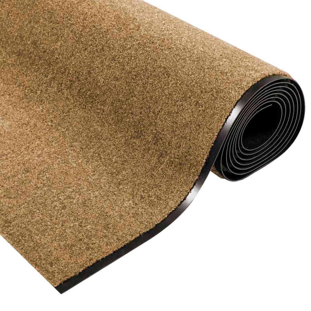 Deurmat Anders Crème en Zwart 120 x 400 cm Polyamide en PVC is nu te koop bij PeponiXL, paradijselijk wonen!