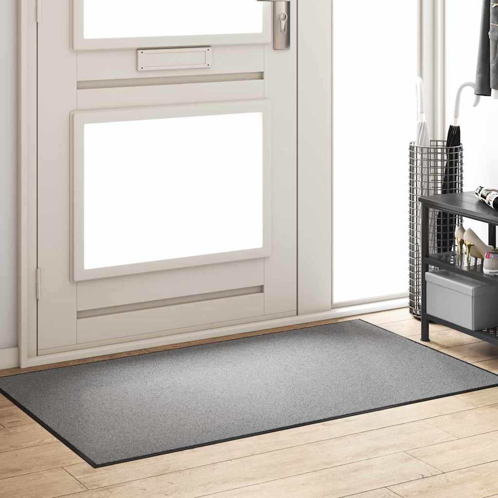 Deurmat Grijs en zwart 90 x 150 cm 100% Polyamide is nu te koop bij PeponiXL, paradijselijk wonen!