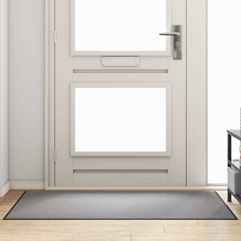 Deurmat Grijs en zwart 90 x 150 cm 100% Polyamide is nu te koop bij PeponiXL, paradijselijk wonen!