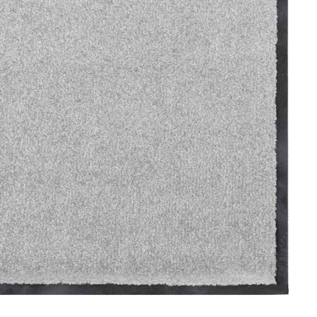 Deurmat Grijs en zwart 120 x 250 cm 100% Polyamide is nu te koop bij PeponiXL, paradijselijk wonen!