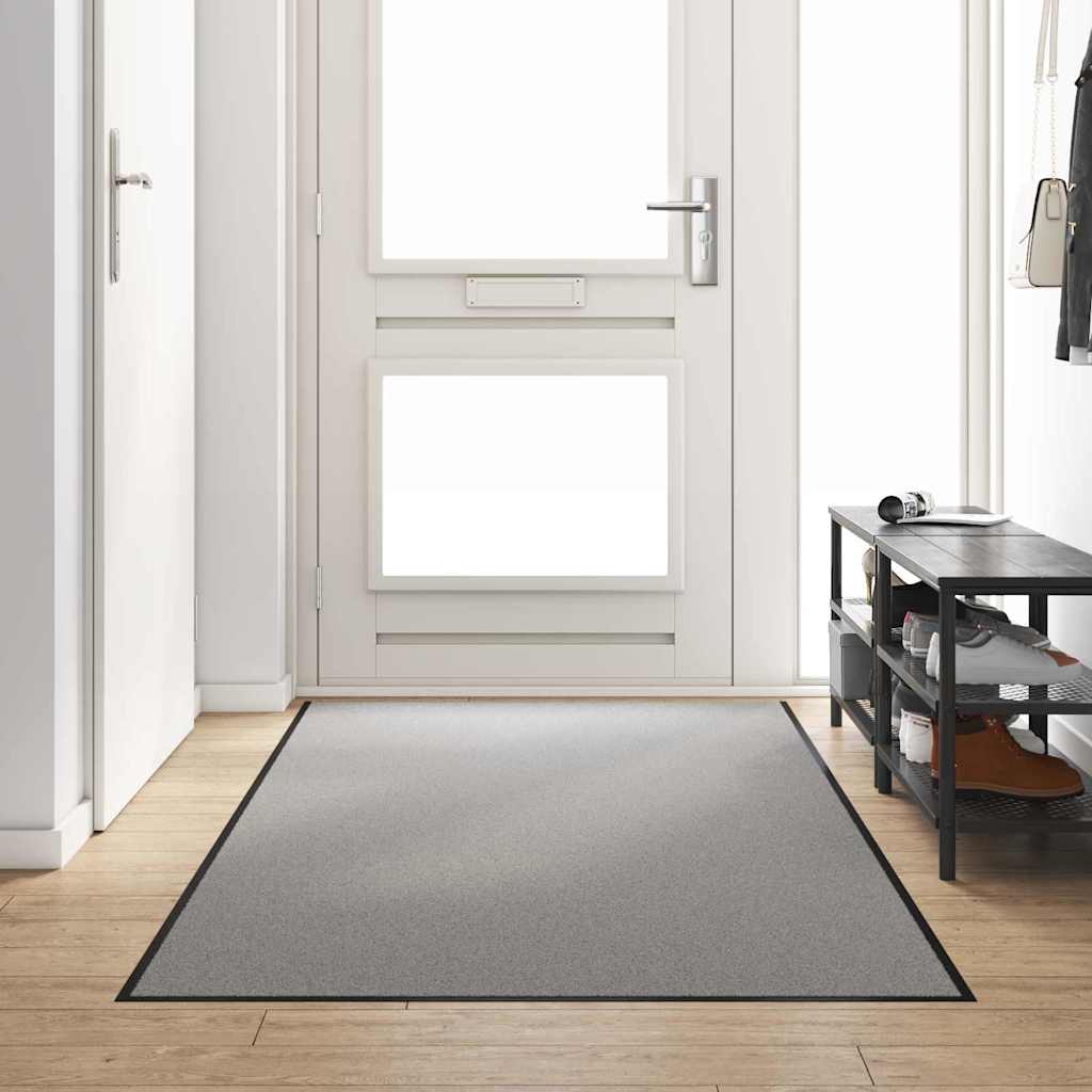 Deurmat Grijs en zwart 120 x 250 cm 100% Polyamide is nu te koop bij PeponiXL, paradijselijk wonen!