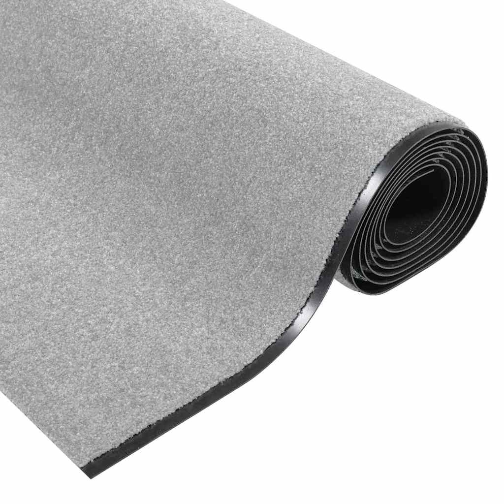 Deurmat Grijs en zwart 120 x 400 cm 100% Polyamide is nu te koop bij PeponiXL, paradijselijk wonen!