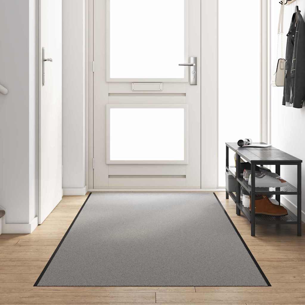 Deurmat Grijs en zwart 120 x 400 cm 100% Polyamide is nu te koop bij PeponiXL, paradijselijk wonen!