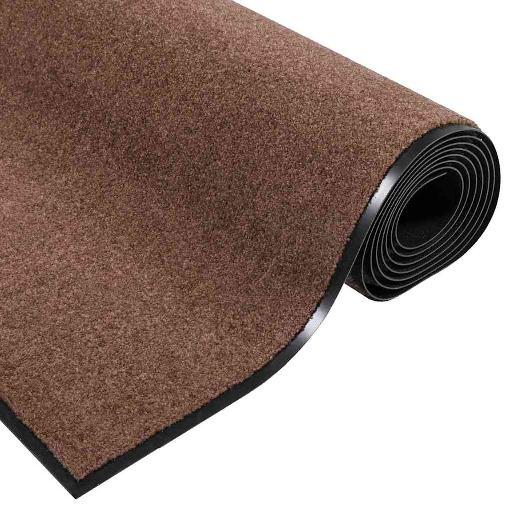 Deurmat Bruin en zwart 120 x 250 cm 100% Polyamide is nu te koop bij PeponiXL, paradijselijk wonen!