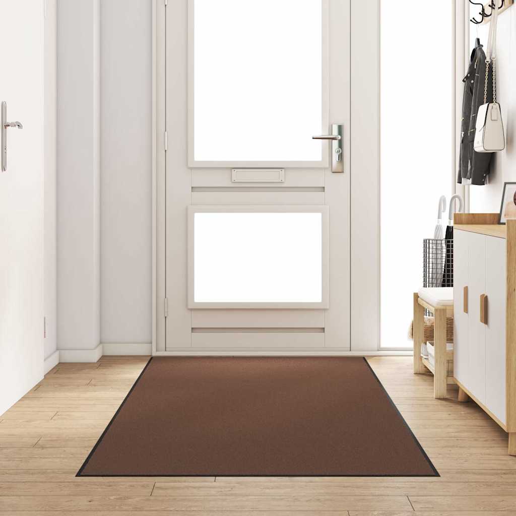 Deurmat Bruin en zwart 120 x 250 cm 100% Polyamide is nu te koop bij PeponiXL, paradijselijk wonen!