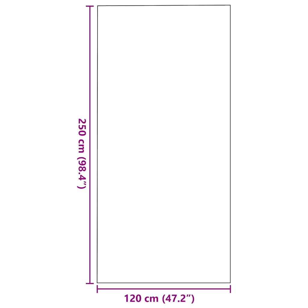 Deurmat Bruin en zwart 120 x 250 cm 100% Polyamide is nu te koop bij PeponiXL, paradijselijk wonen!