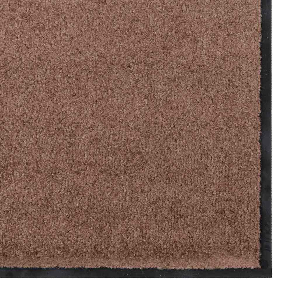 Deurmat Bruin en zwart 120 x 300 cm 100% Polyamide is nu te koop bij PeponiXL, paradijselijk wonen!