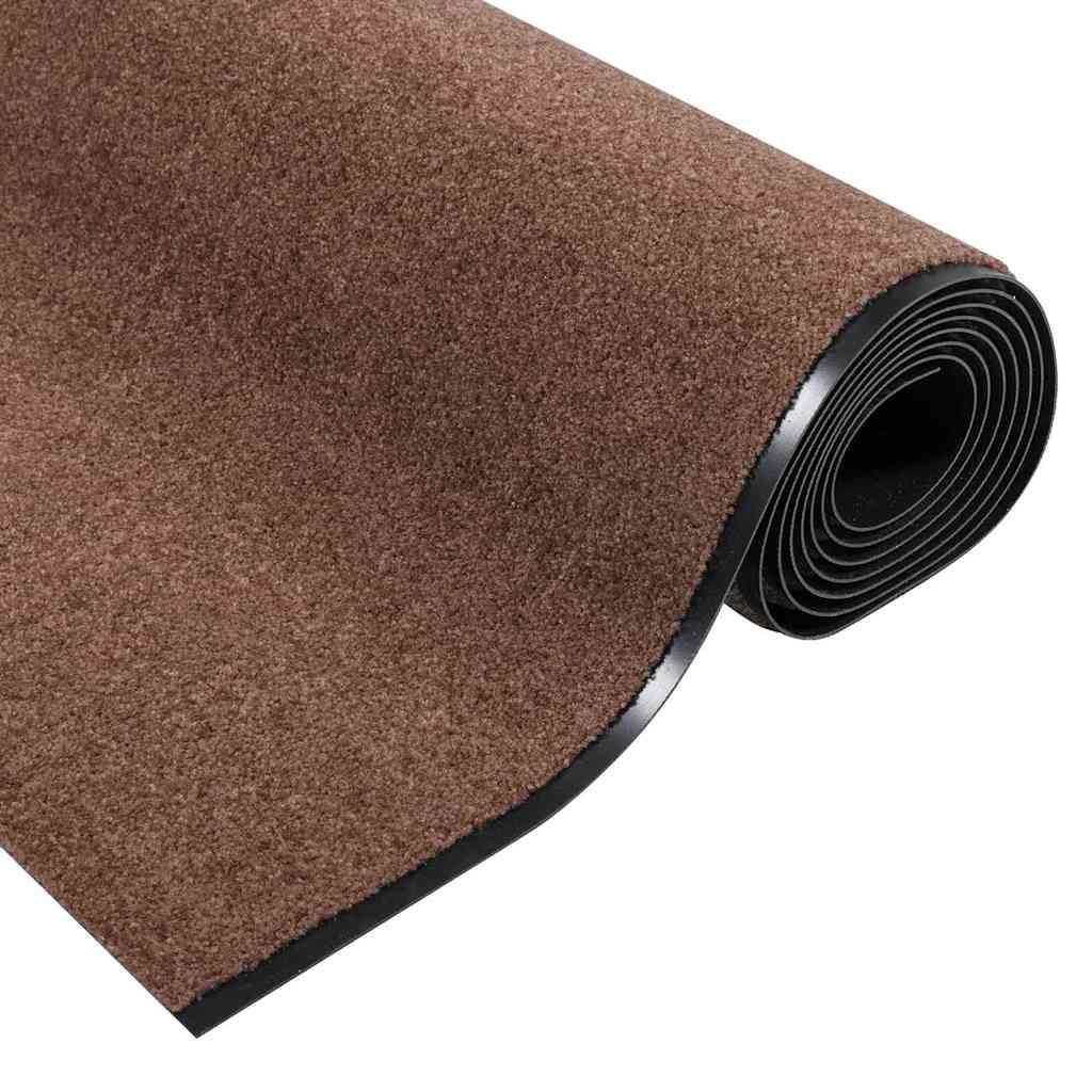 Deurmat Bruin en zwart 120 x 350 cm 100% Polyamide is nu te koop bij PeponiXL, paradijselijk wonen!