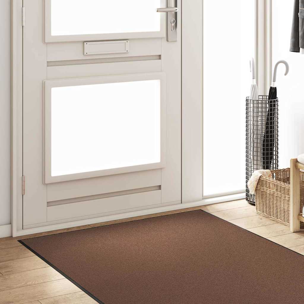 Deurmat Bruin en zwart 120 x 350 cm 100% Polyamide is nu te koop bij PeponiXL, paradijselijk wonen!