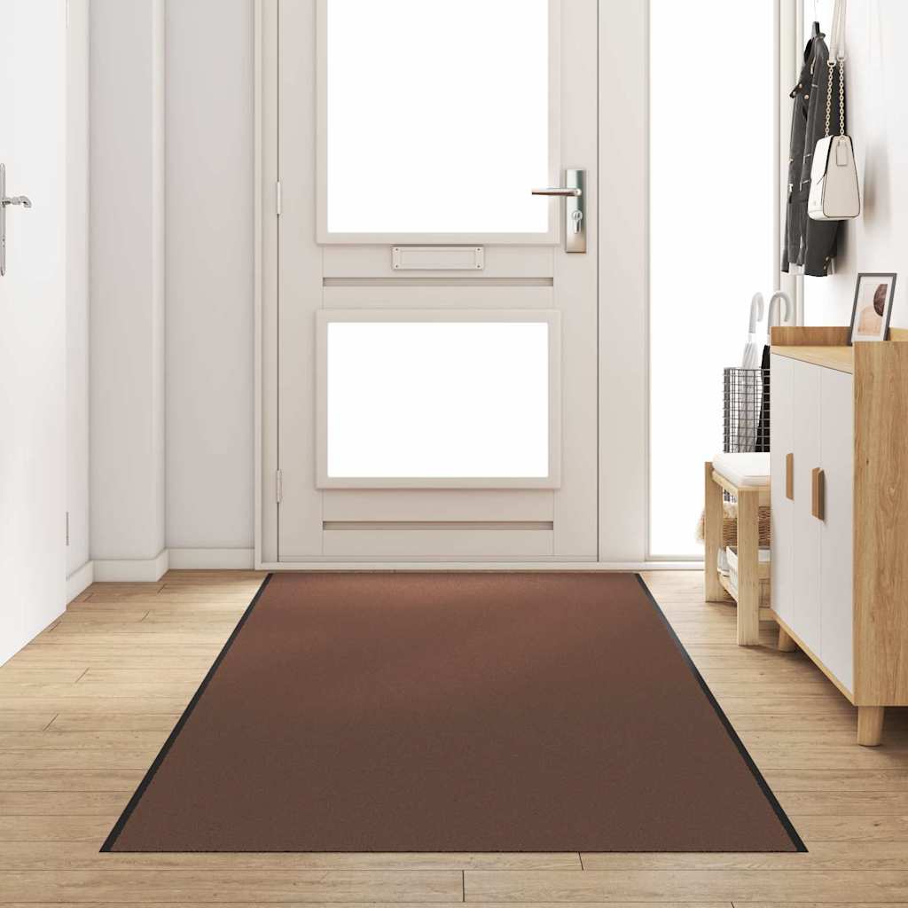 Deurmat Bruin en zwart 120 x 350 cm 100% Polyamide is nu te koop bij PeponiXL, paradijselijk wonen!