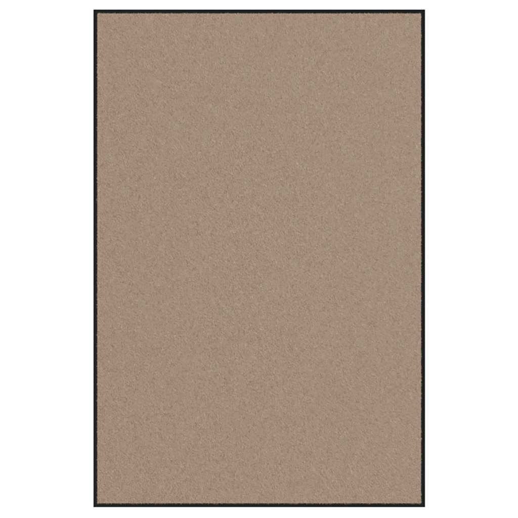 Deurmat Beige en zwart 120 x 180 cm 100% Polyamide