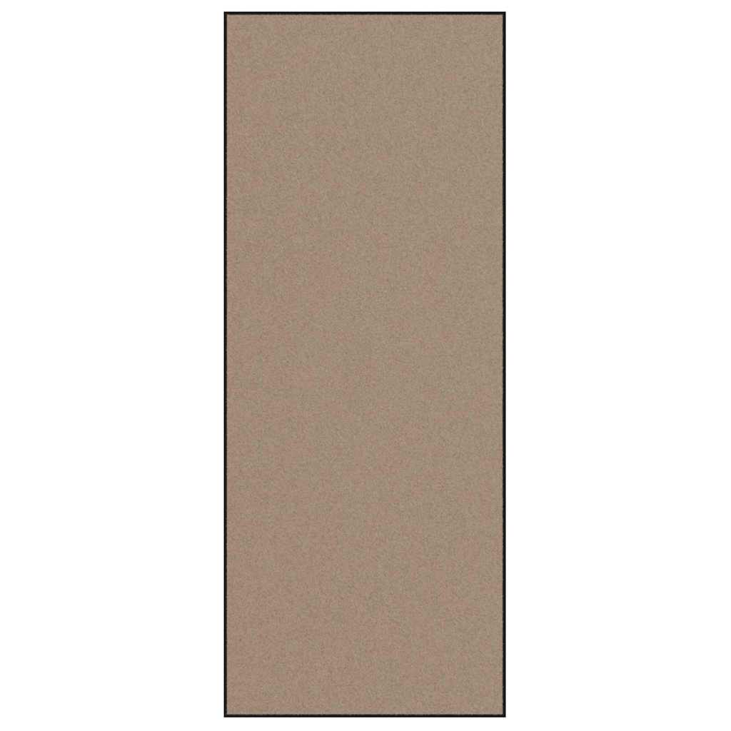 Deurmat Beige en zwart 120 x 300 cm 100% Polyamide