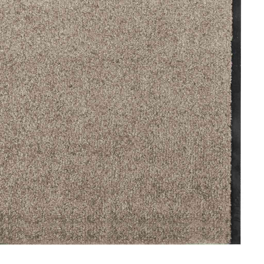 Deurmat Beige en zwart 120 x 350 cm 100% Polyamide is nu te koop bij PeponiXL, paradijselijk wonen!