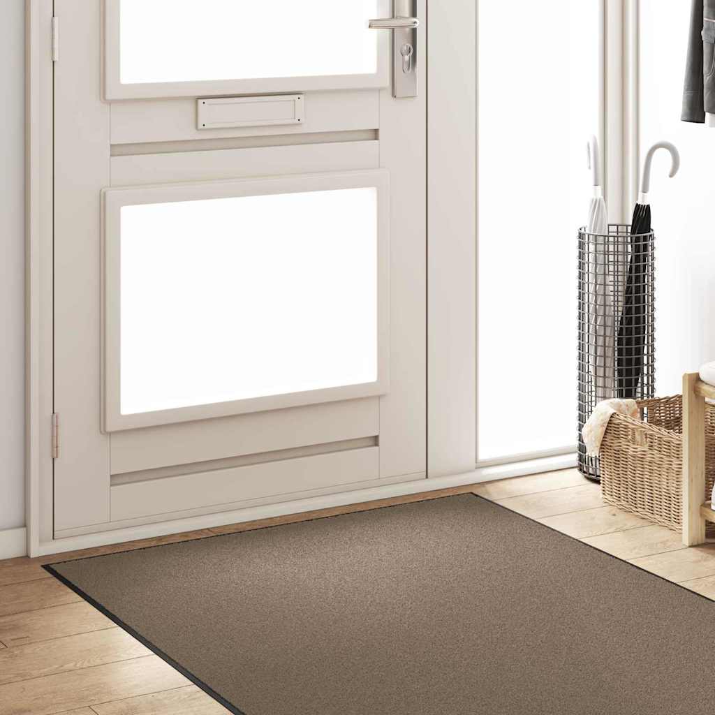 Deurmat Beige en zwart 120 x 350 cm 100% Polyamide is nu te koop bij PeponiXL, paradijselijk wonen!