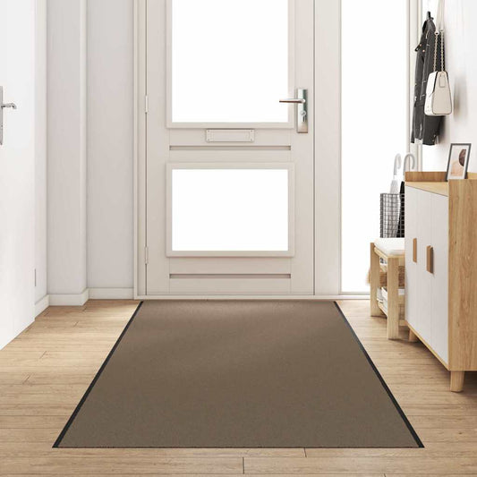 Deurmat Beige en zwart 120 x 400 cm 100% Polyamide is nu te koop bij PeponiXL, paradijselijk wonen!