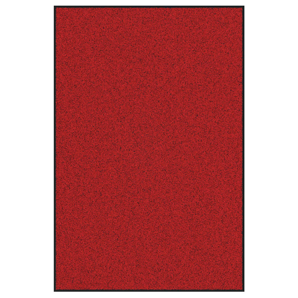 Deurmat Rood en Zwart 120 x 180 cm Polypropyleen en vinyl is nu te koop bij PeponiXL, paradijselijk wonen!