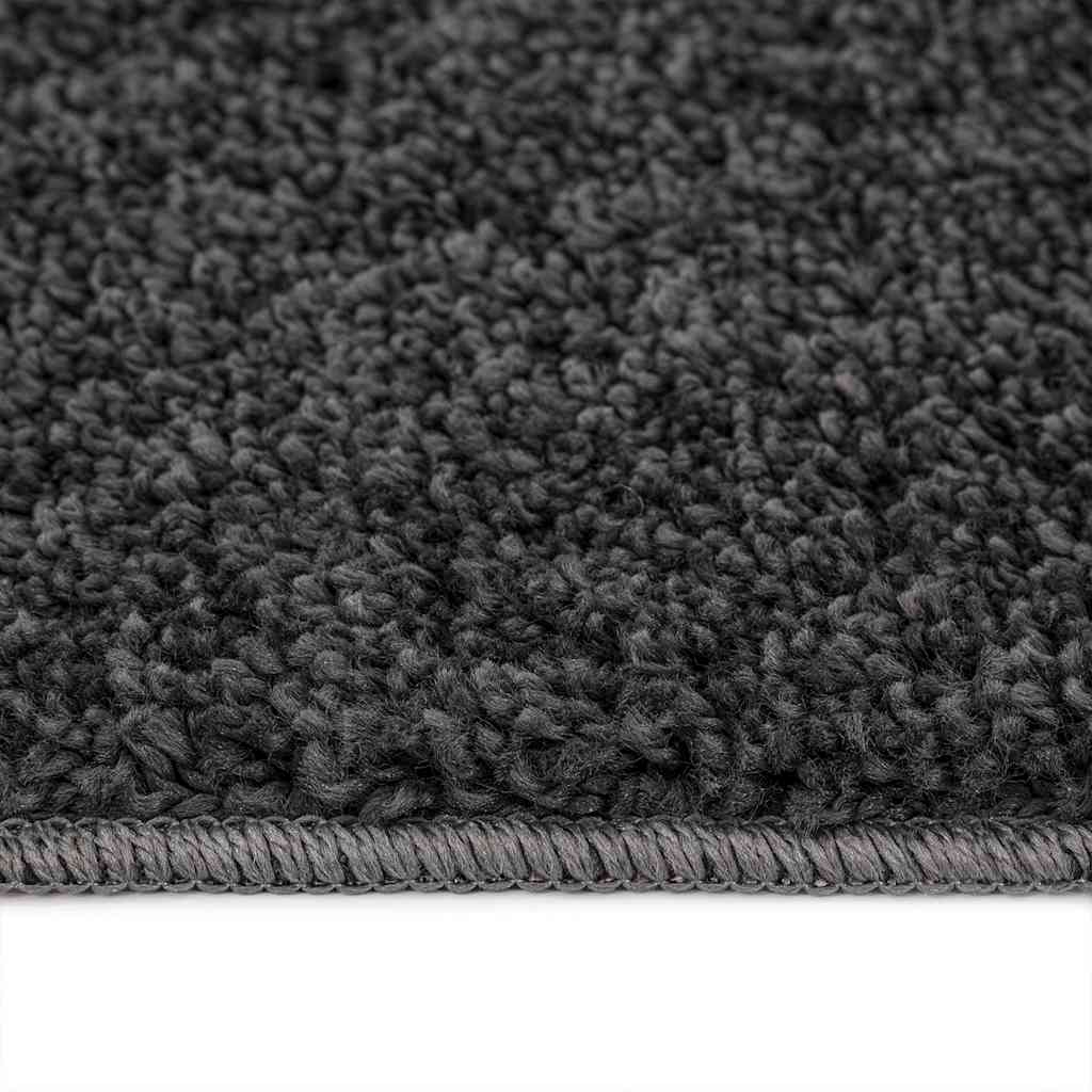 Antislip Shaggy Tapijt Donkergrijs 200 x 200 cm PP is nu te koop bij PeponiXL, paradijselijk wonen!