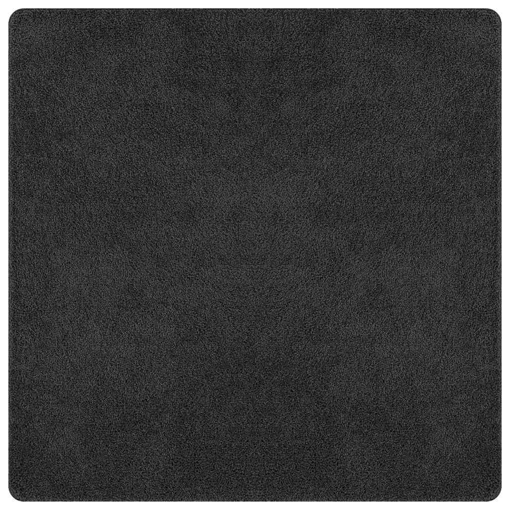 Antislip Shaggy Tapijt Donkergrijs 200 x 200 cm PP is nu te koop bij PeponiXL, paradijselijk wonen!