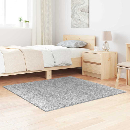 Antislip Shaggy Tapijt Grijs 120 x 120 cm PP is nu te koop bij PeponiXL, paradijselijk wonen!