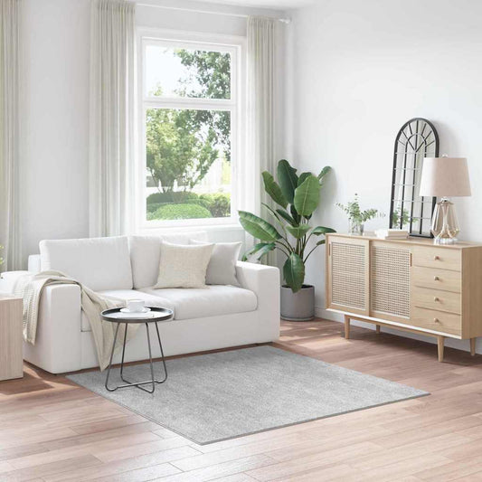 Antislip Shaggy Tapijt Grijs 160 x 160 cm PP is nu te koop bij PeponiXL, paradijselijk wonen!