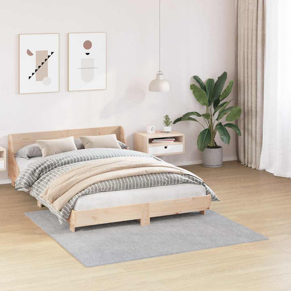 Antislip Shaggy Tapijt Grijs 160 x 160 cm PP is nu te koop bij PeponiXL, paradijselijk wonen!