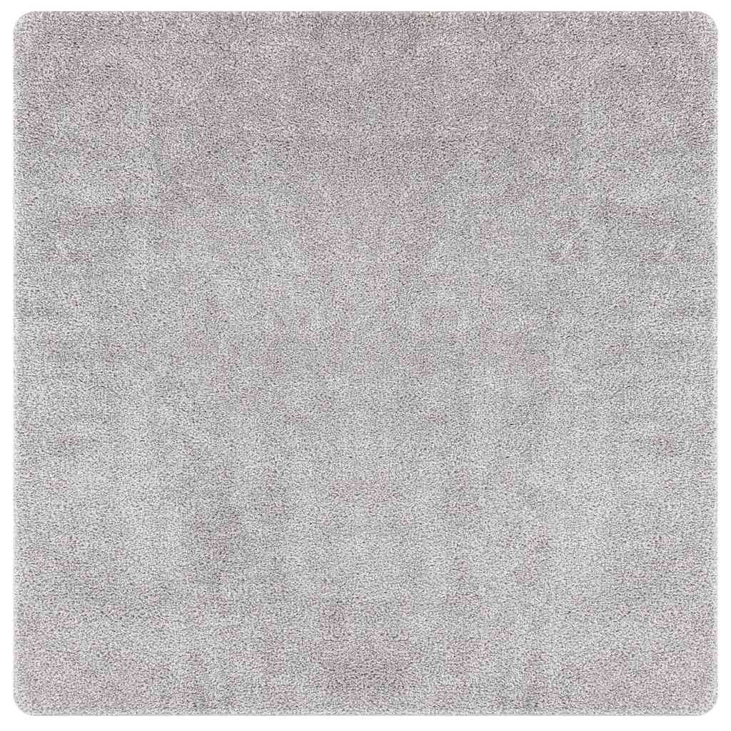Antislip Shaggy Tapijt Grijs 160 x 160 cm PP is nu te koop bij PeponiXL, paradijselijk wonen!
