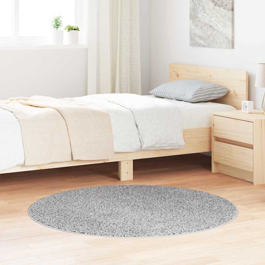 Antislip Shaggy Tapijt Grijs 120 x 120 cm PP is nu te koop bij PeponiXL, paradijselijk wonen!