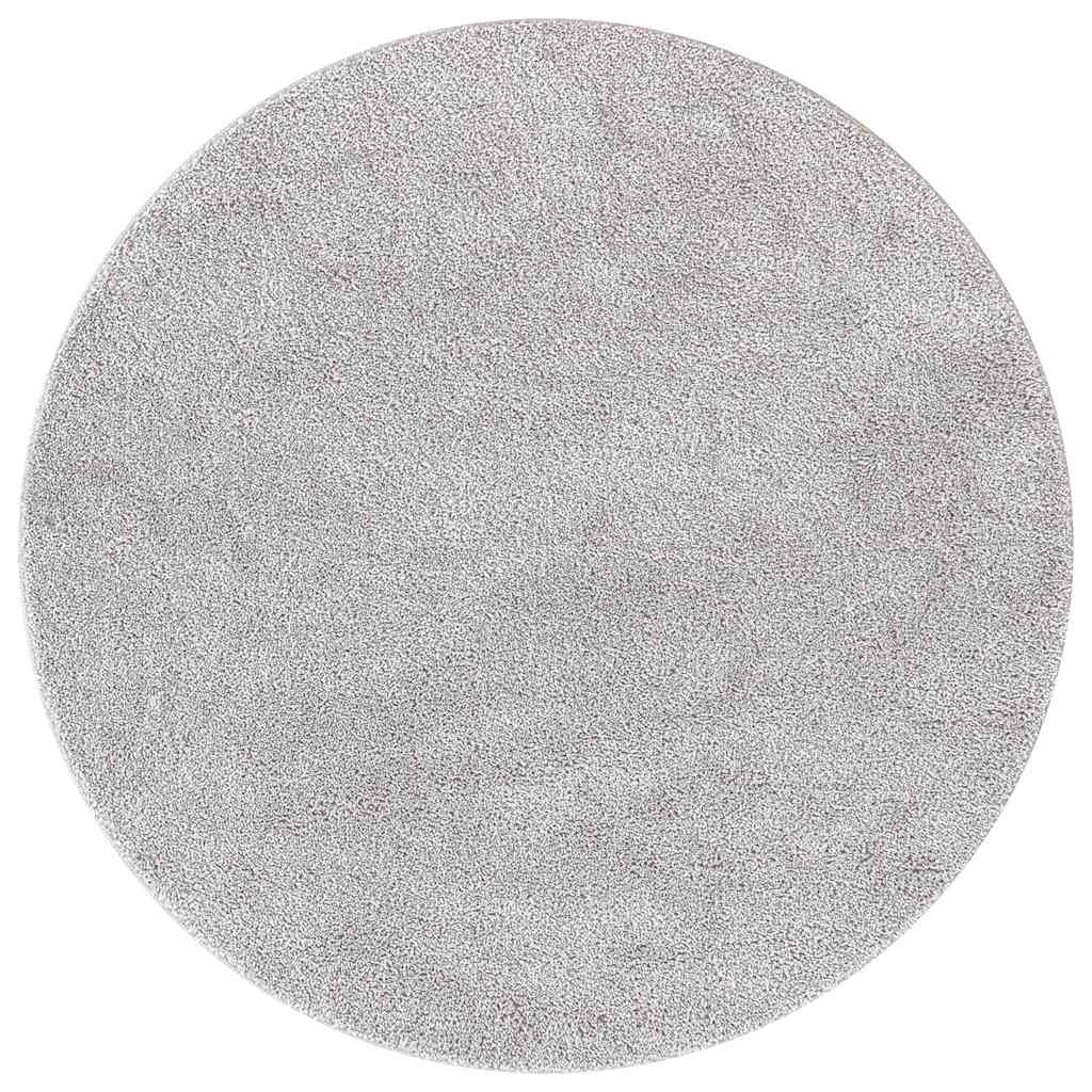 Antislip Shaggy Tapijt Grijs 160 x 160 cm PP is nu te koop bij PeponiXL, paradijselijk wonen!