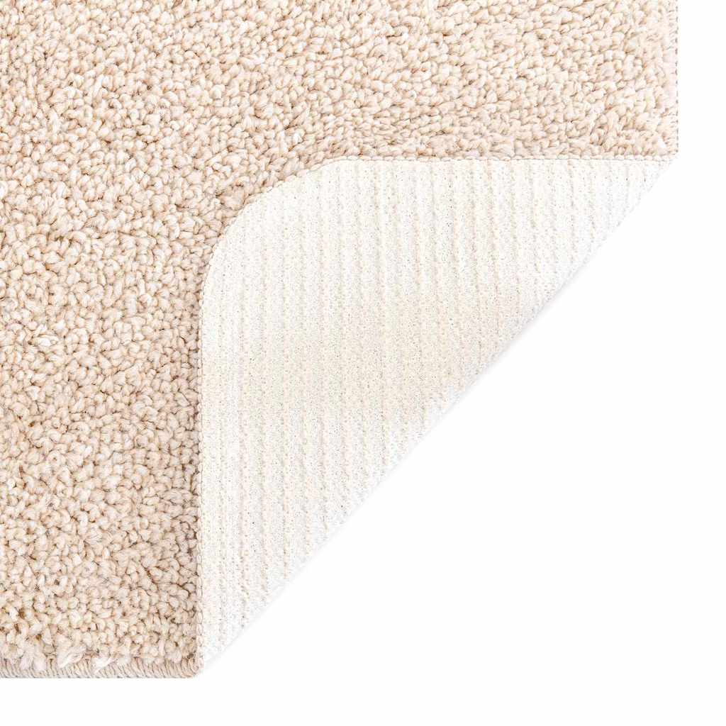 Antislip Shaggy Tapijt Crème 120 x 120 cm PP is nu te koop bij PeponiXL, paradijselijk wonen!