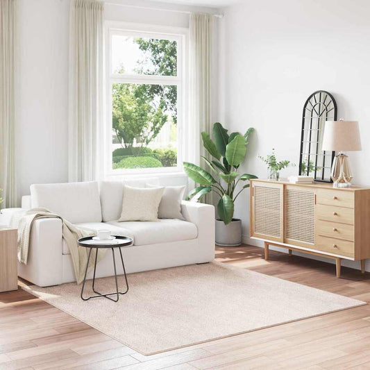 Antislip Shaggy Tapijt Crème 200 x 200 cm PP is nu te koop bij PeponiXL, paradijselijk wonen!