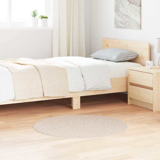 Antislip Shaggy Tapijt Crème 90 x 90 cm PP is nu te koop bij PeponiXL, paradijselijk wonen!