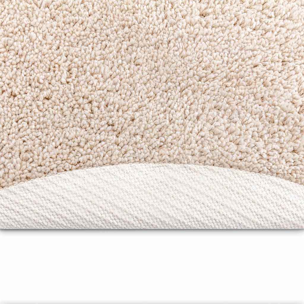 Antislip Shaggy Tapijt Crème 120 x 120 cm PP is nu te koop bij PeponiXL, paradijselijk wonen!