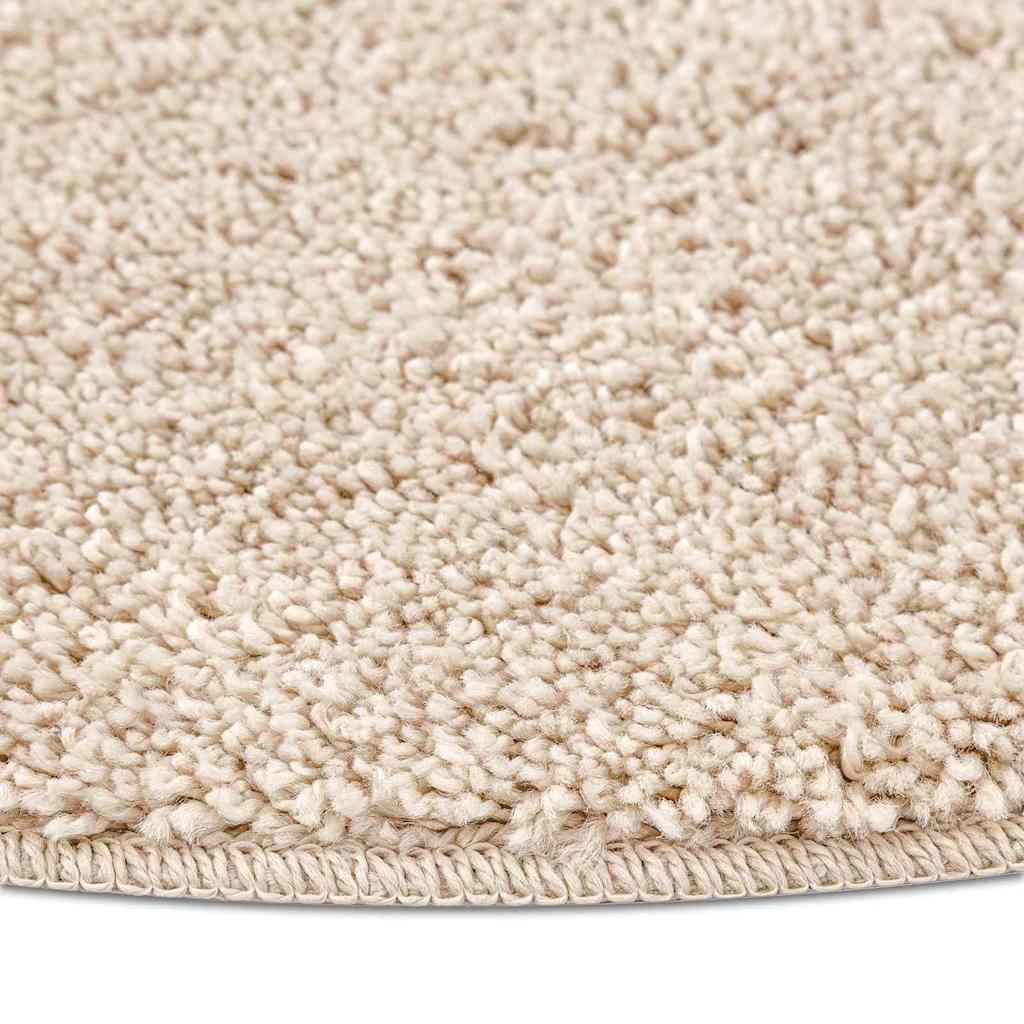 Antislip Shaggy Tapijt Crème 120 x 120 cm PP is nu te koop bij PeponiXL, paradijselijk wonen!