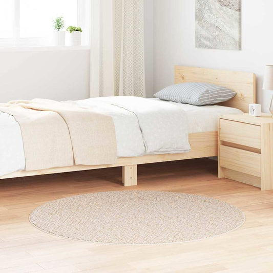 Antislip Shaggy Tapijt Crème 120 x 120 cm PP is nu te koop bij PeponiXL, paradijselijk wonen!