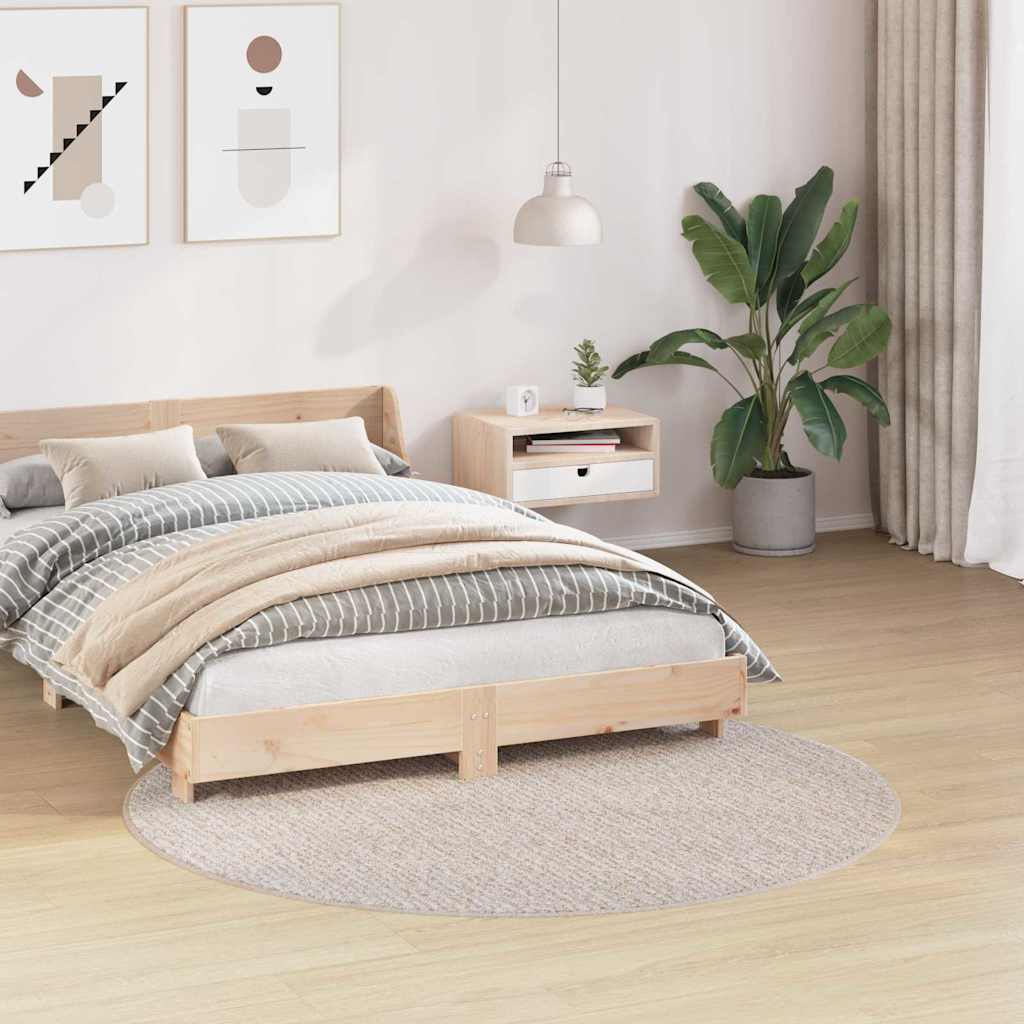 Antislip Shaggy Tapijt Crème 160 x 160 cm PP is nu te koop bij PeponiXL, paradijselijk wonen!