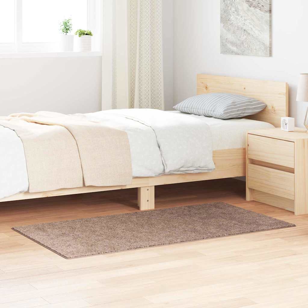 Antislip Shaggy Tapijt Bruin 80 x 150 cm PP is nu te koop bij PeponiXL, paradijselijk wonen!