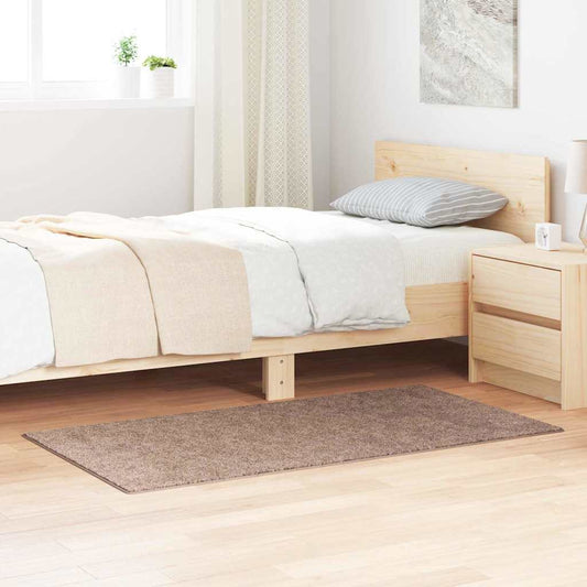 Antislip Shaggy Tapijt Bruin 80 x 150 cm PP is nu te koop bij PeponiXL, paradijselijk wonen!